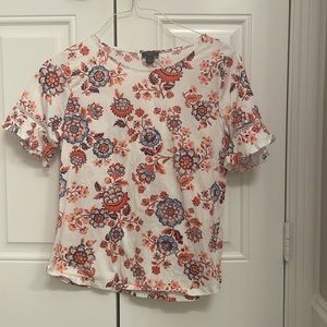 Floral short sleeve shirt